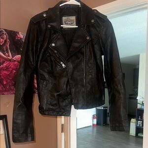 Women's Black Leather Jacket